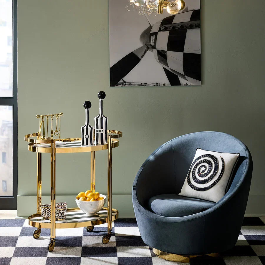 SwayLiving Ether Swivel Chair ACCENT + LOUNGE CHAIRS