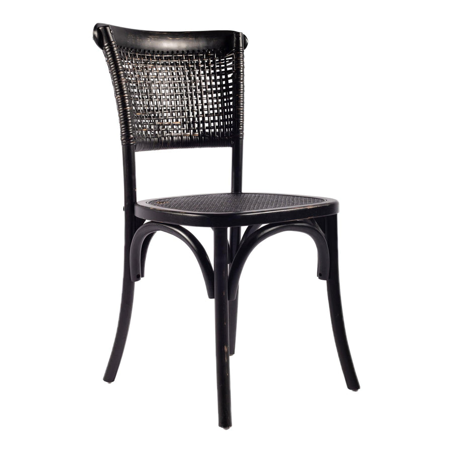 Churchill Dining Chair Antique Black - Set Of Two - SwayLiving