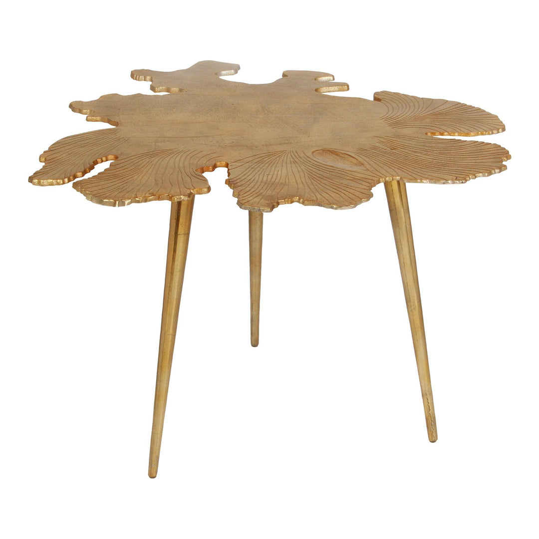 Amoeba Side Table Gold - SwayLiving