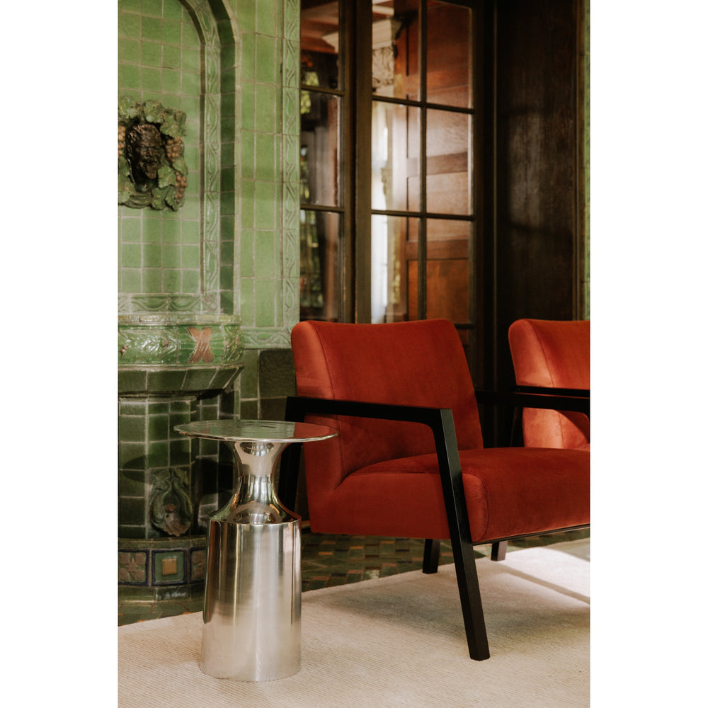 Silver Accent Table