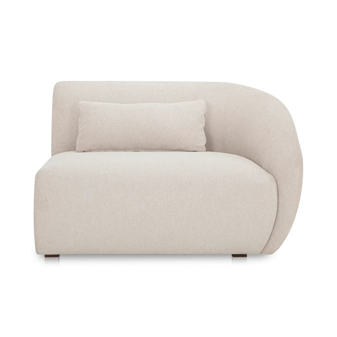 Amelia Right Arm Facing Chair Warm White - SwayLiving