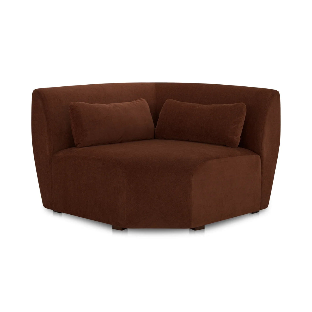 Amelia Corner Chair Chestnut - SwayLiving