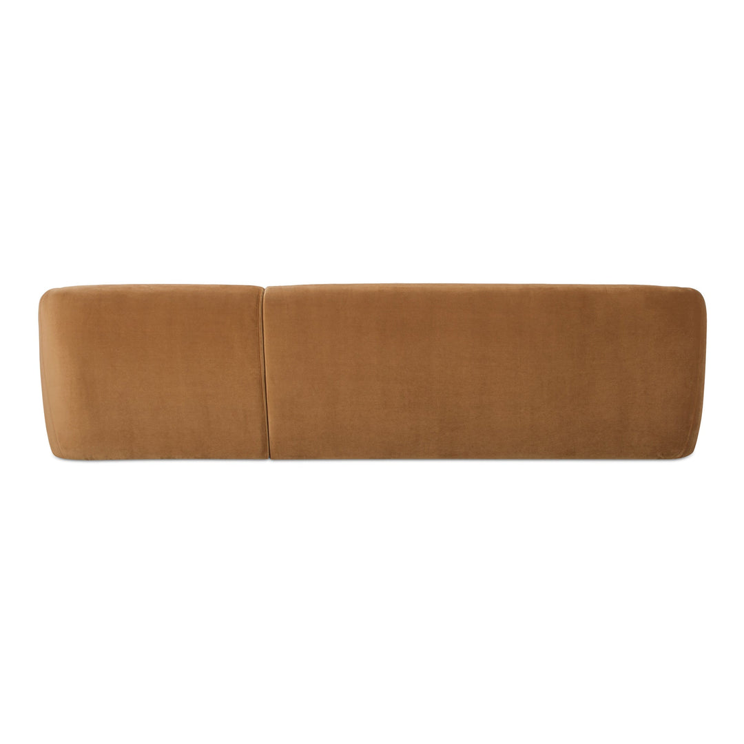 SwayLiving - Faye Right Sectional Tan Faux Mohair - FO-1030-40-R-0 | SwayLiving