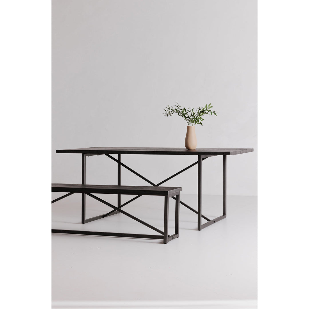 SwayLiving - Sierra Bench Black - FR-1018-02 | SwayLiving
