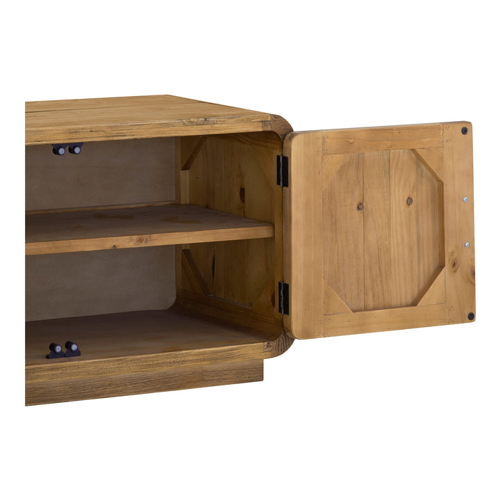 SwayLiving - Monterey Media Cabinet Rustic Blonde - FR-1027-21 | SwayLiving