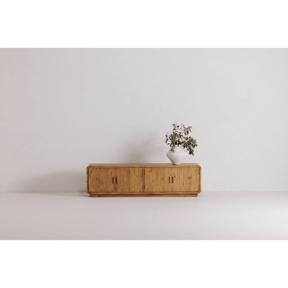SwayLiving - Monterey Media Cabinet Rustic Blonde - FR-1027-21 | SwayLiving