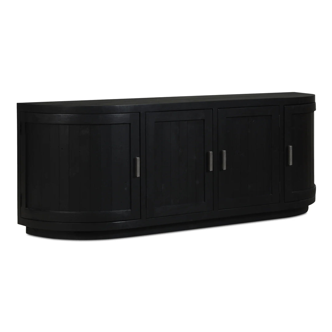 Nicola Media Cabinet Black - SwayLiving