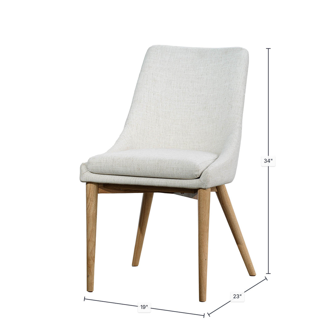 Ivory w/ Natural Leg
