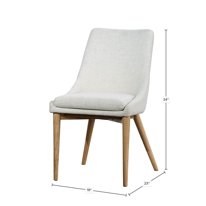 Ivory w/ Natural Leg