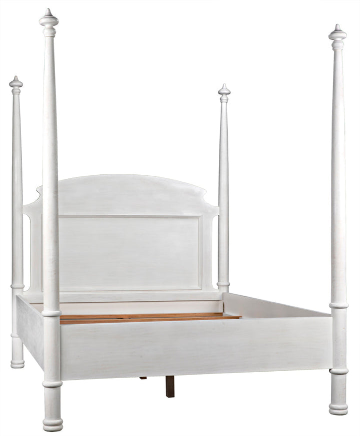 SwayLiving New Douglas Bed, Queen - White Wash