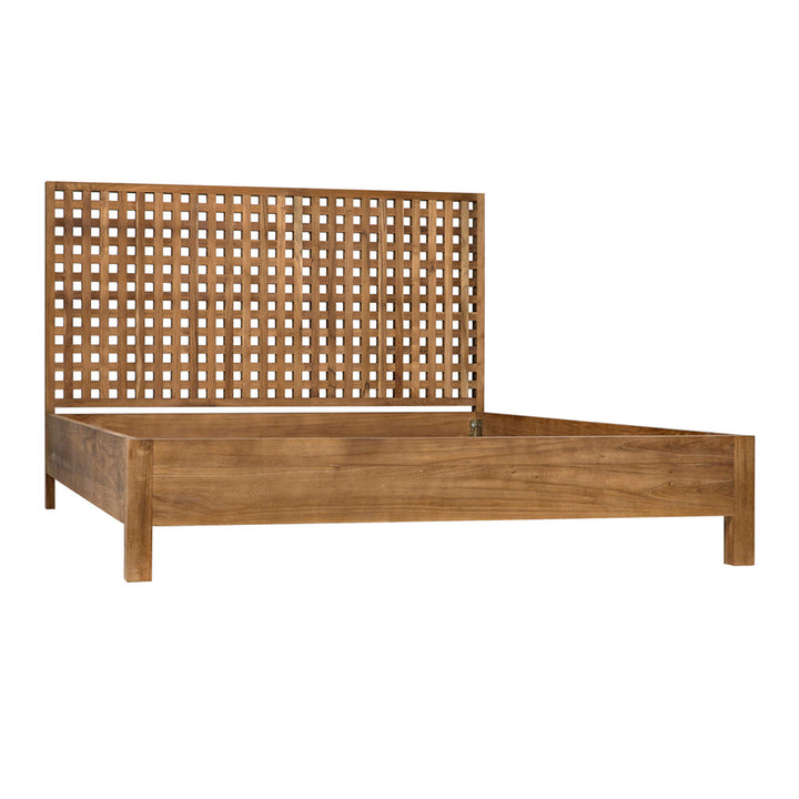 SwayLiving - Quinnton Bed, Queen, Teak - GBED134QT