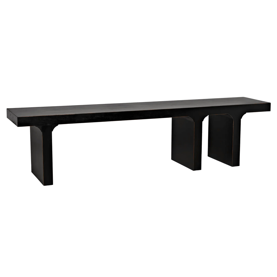 SwayLiving Kir Bench, Hand Rubbed Black BENCHES