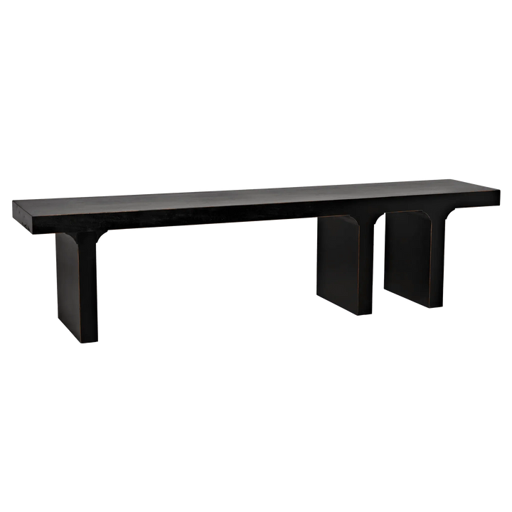 SwayLiving Kir Bench, Hand Rubbed Black BENCHES