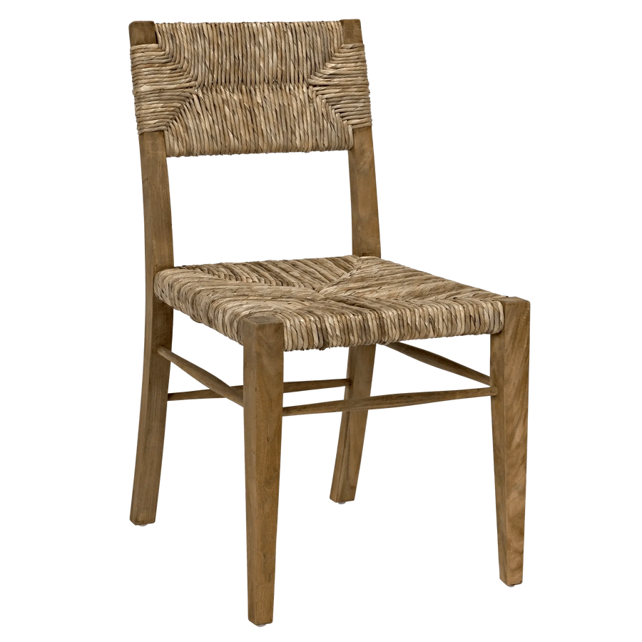 SwayLiving Faley Chair, Teak with Woven - Set of 2 DINING CHAIRS