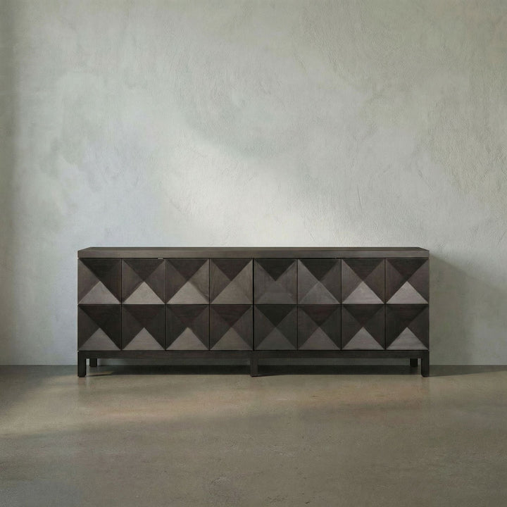 SwayLiving - Quadrant 4 Door Sideboard, Ebony - GCON231EB-4