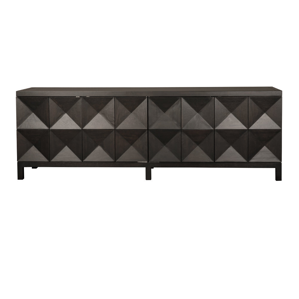 SwayLiving - Quadrant 4 Door Sideboard, Ebony - GCON231EB-4