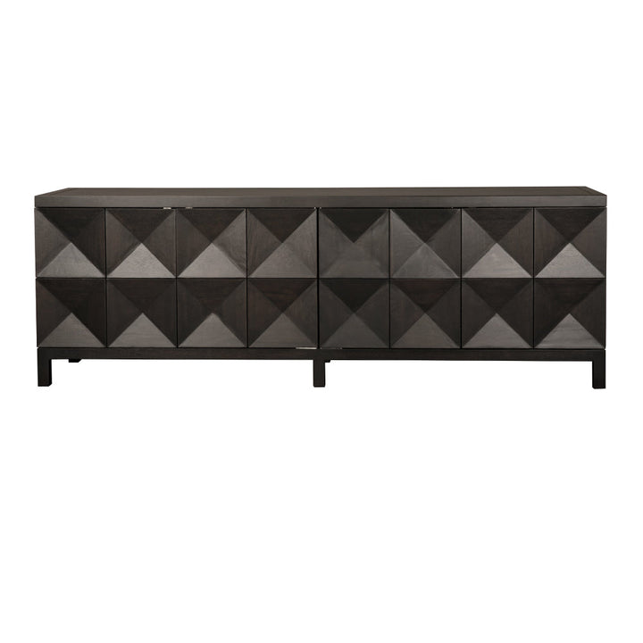 SwayLiving - Quadrant 4 Door Sideboard, Ebony - GCON231EB-4