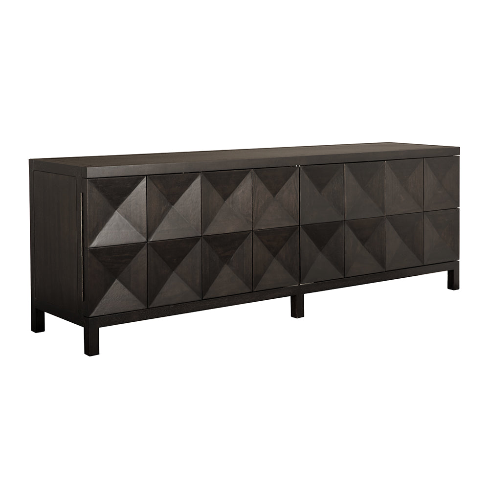 SwayLiving - Quadrant 4 Door Sideboard, Ebony - GCON231EB-4