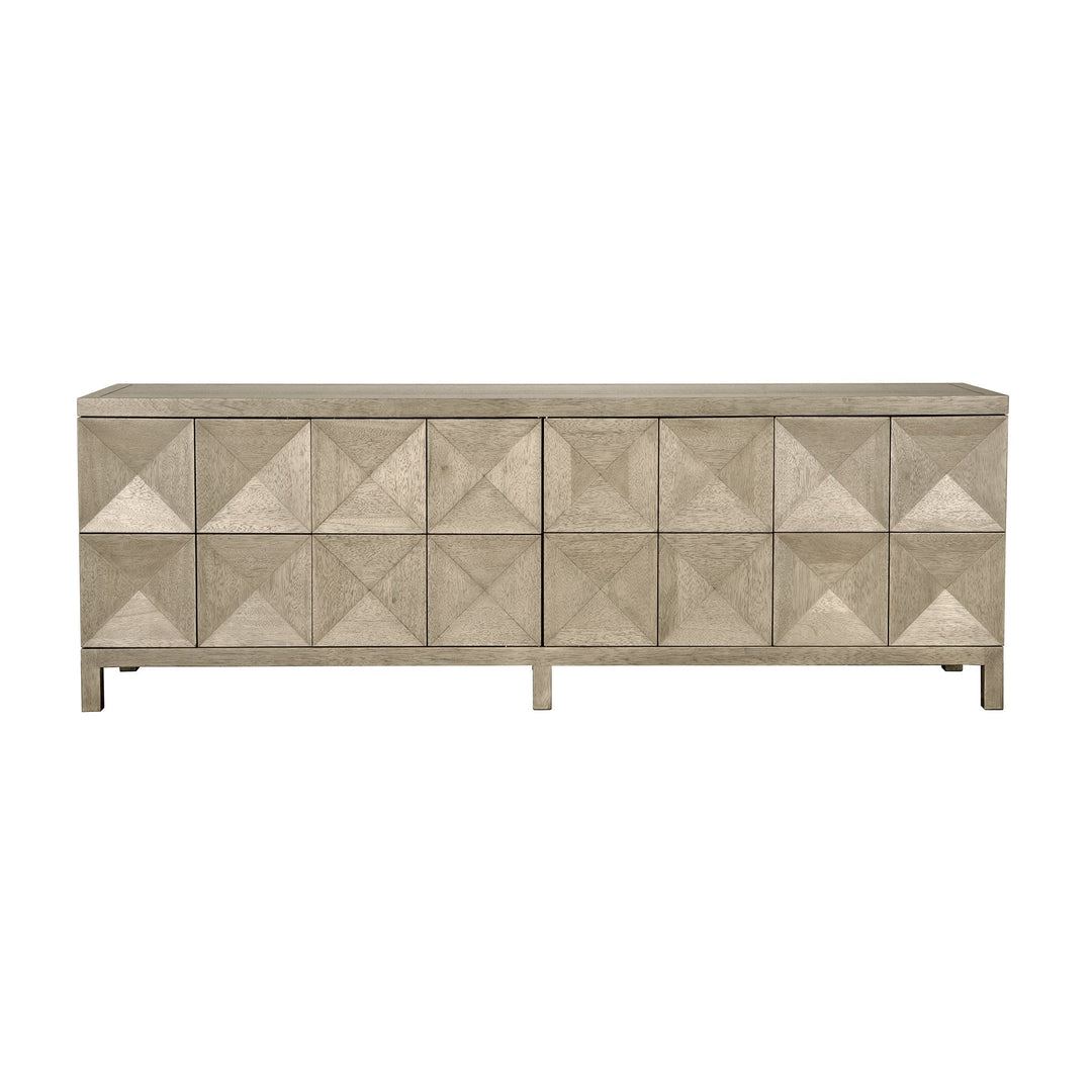 SwayLiving Quadrant 4 Door Sideboard - Washed Walnut