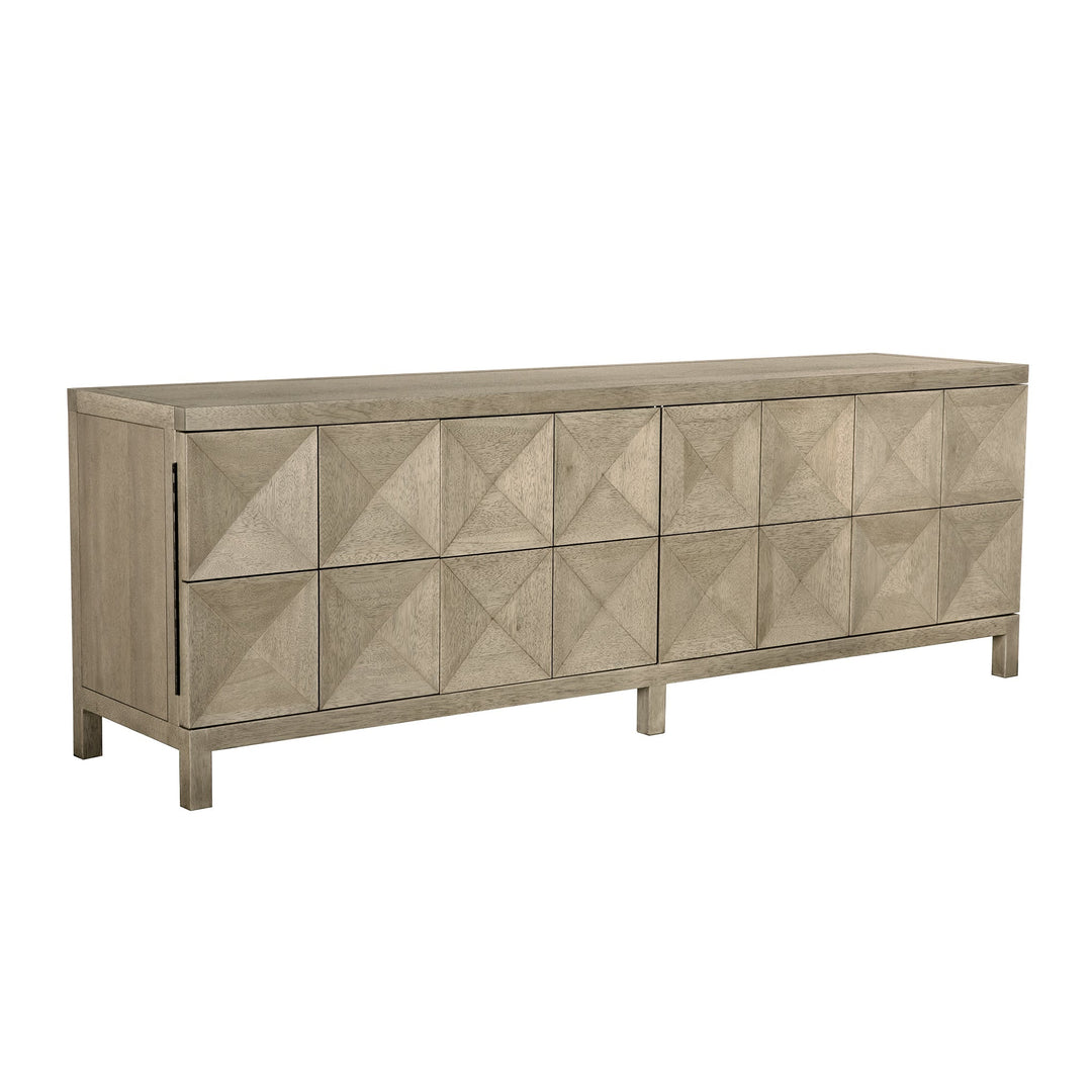SwayLiving Quadrant 4 Door Sideboard - Washed Walnut