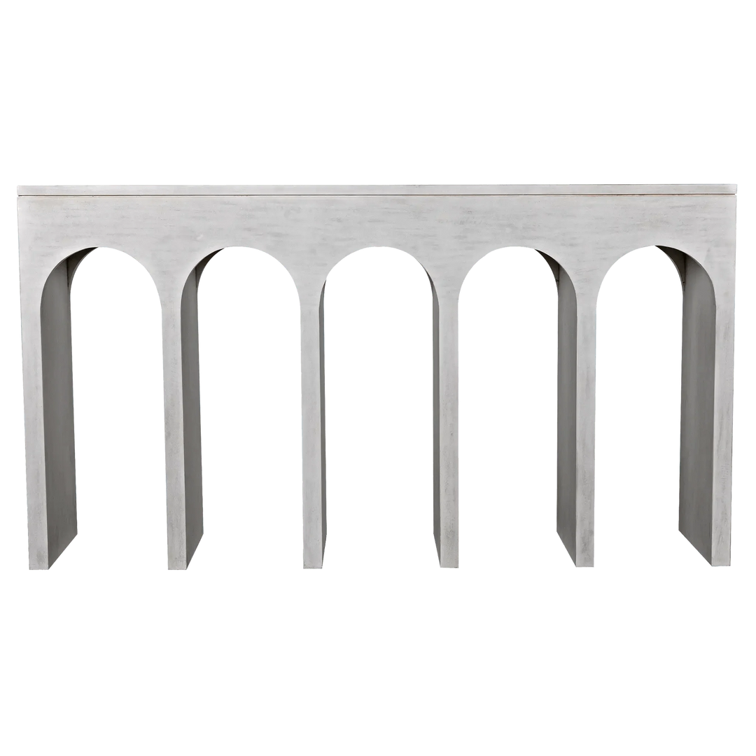 SwayLiving Bridge Console, White Wash CONSOLE TABLES