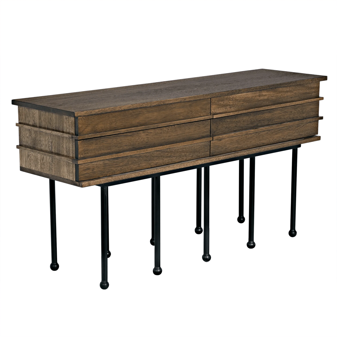 SwayLiving Oliver Console, Dark Walnut CONSOLE TABLES