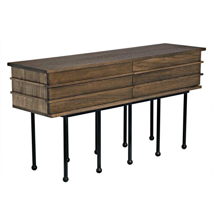 SwayLiving Oliver Console, Dark Walnut CONSOLE TABLES