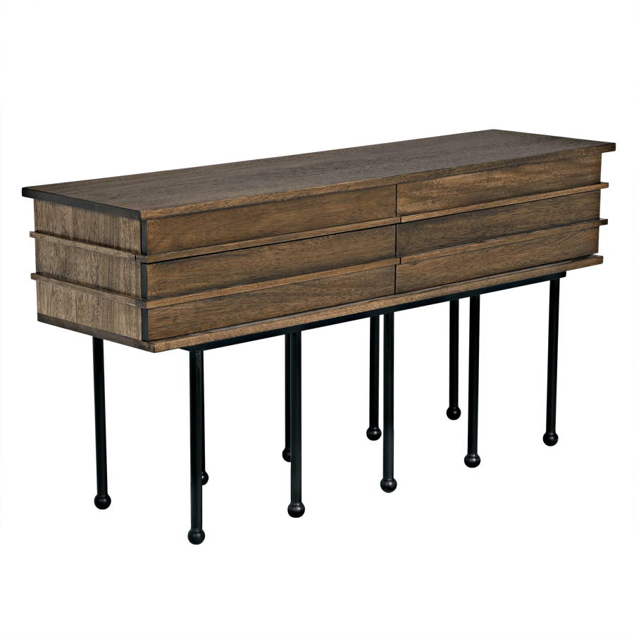 SwayLiving Oliver Console, Dark Walnut CONSOLE TABLES