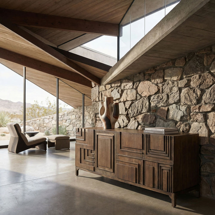 SwayLiving - Holden Sideboard, Dark Walnut - GCON367DW