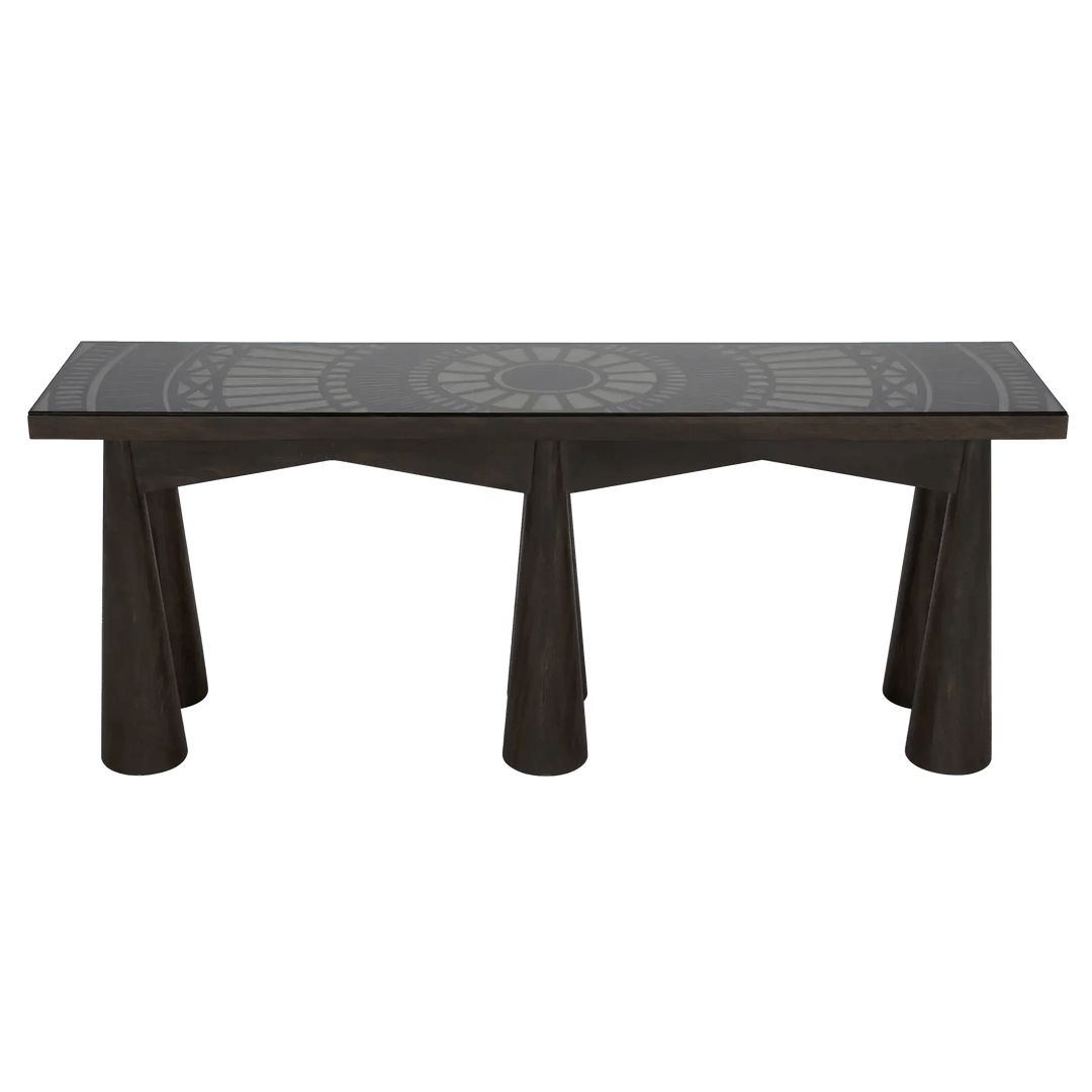 SwayLiving Tutankhamun Console, Ebony Walnut CONSOLE TABLES
