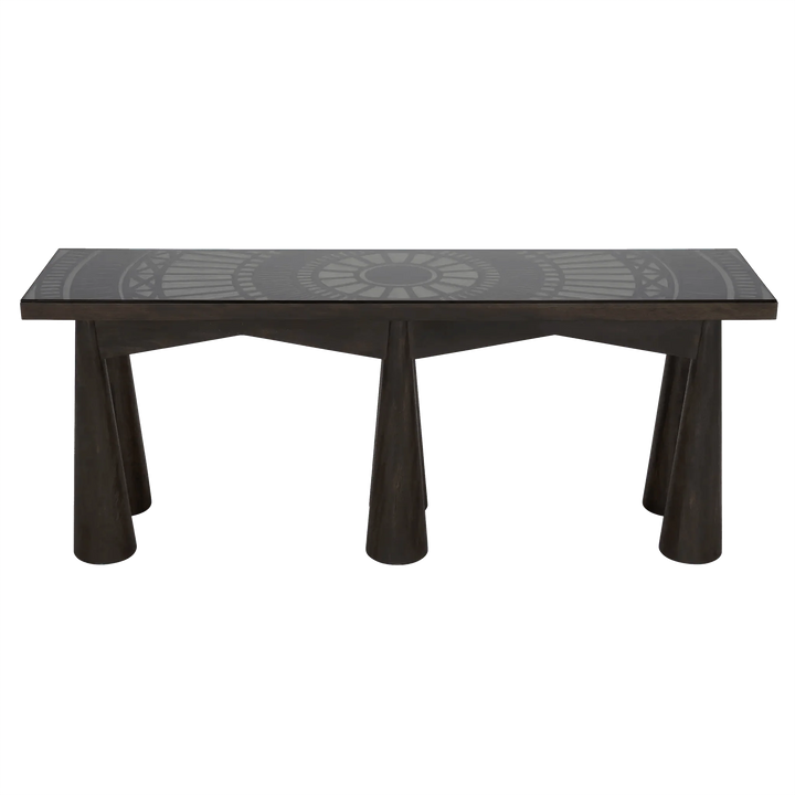 SwayLiving Tutankhamun Console, Ebony Walnut CONSOLE TABLES