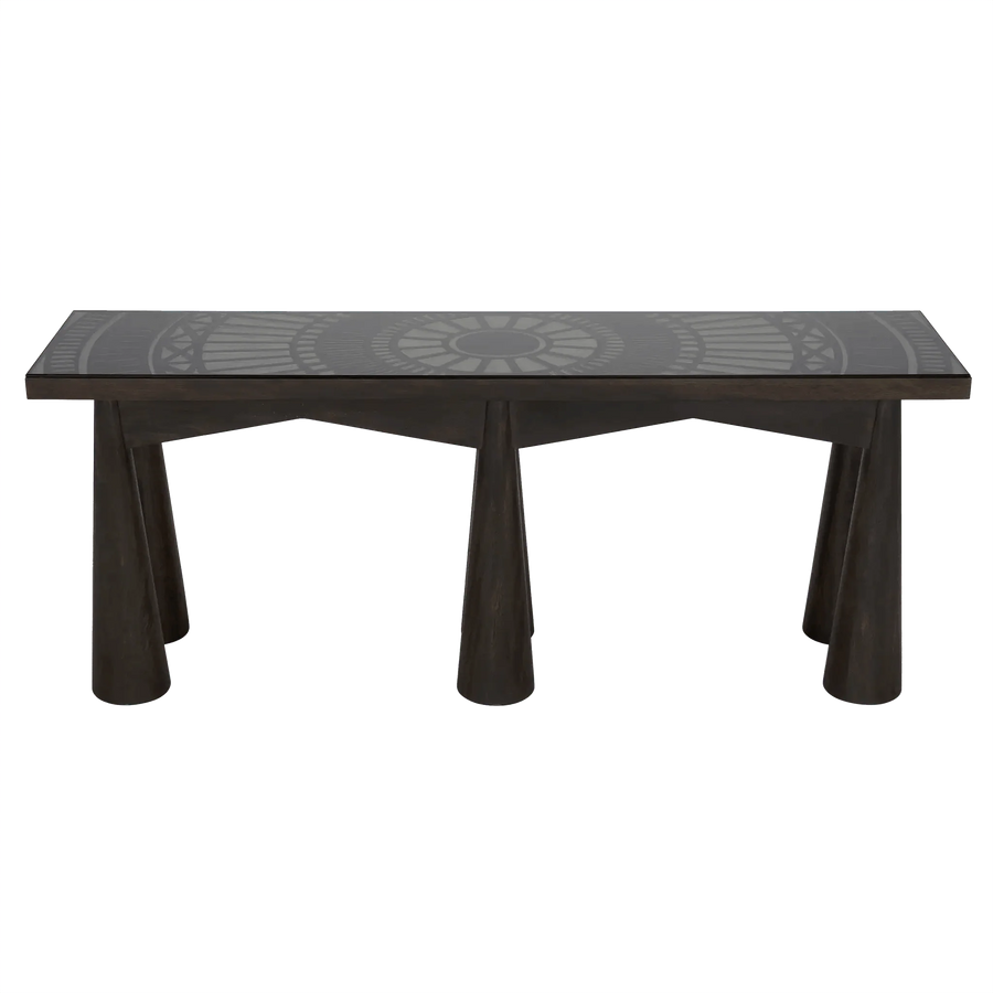 SwayLiving Tutankhamun Console, Ebony Walnut CONSOLE TABLES