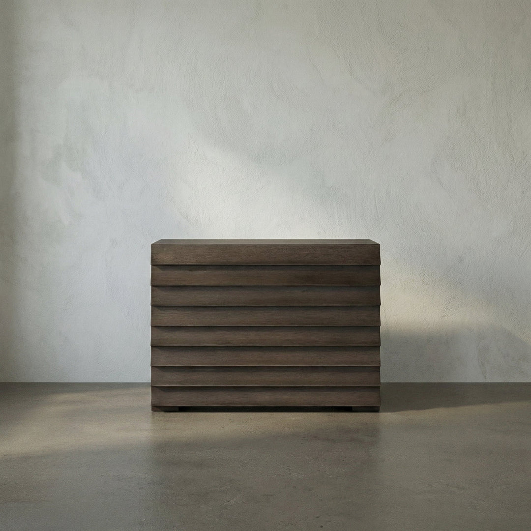 SwayLiving Frederico Console - Greige Walnut