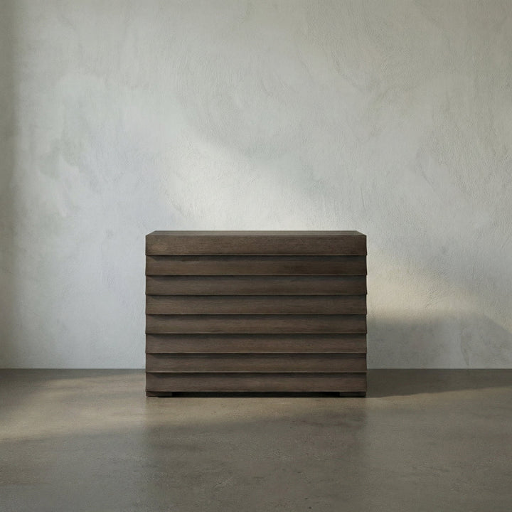 SwayLiving Frederico Console - Greige Walnut