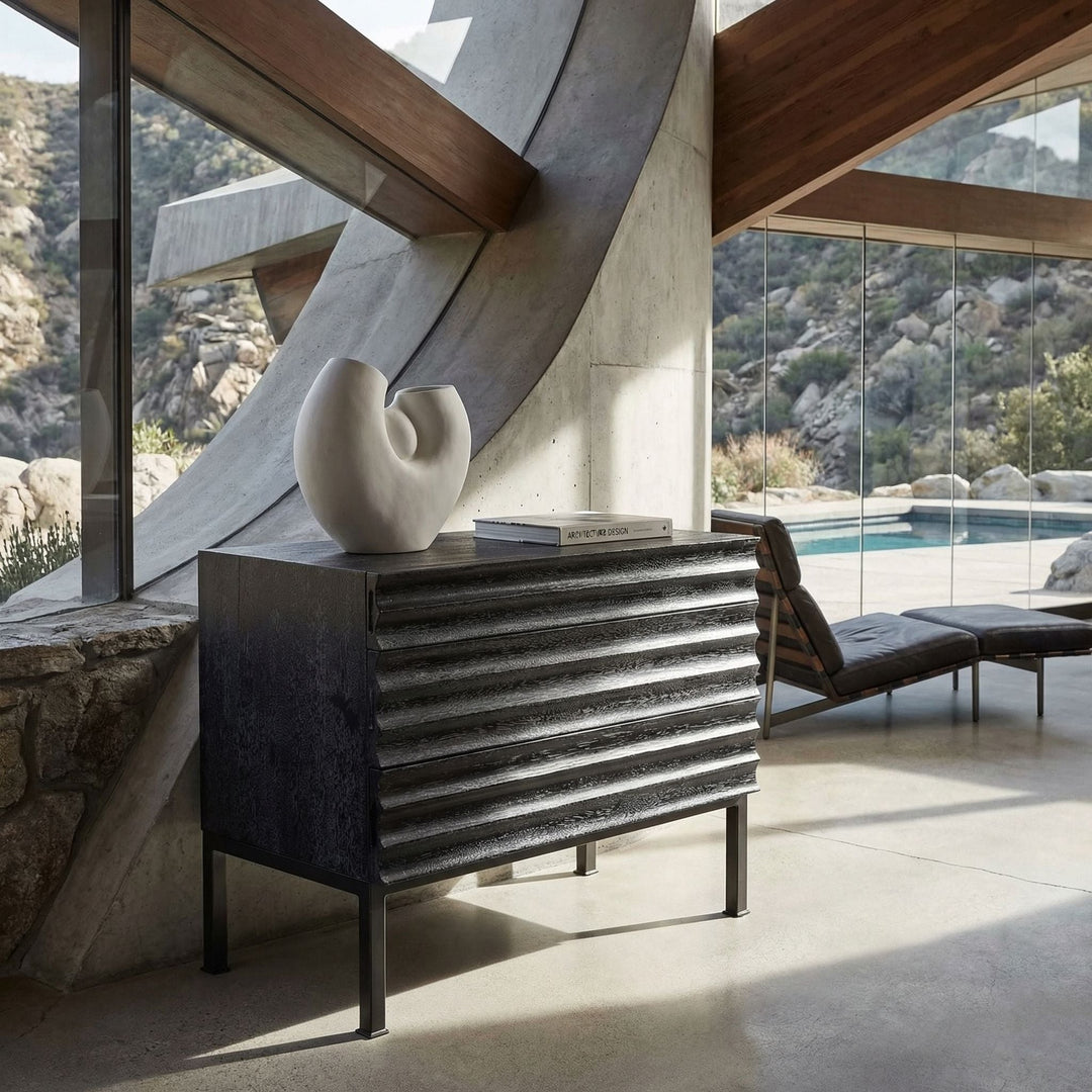 SwayLiving - Arturo Console, Black Walnut - GCON446BKW