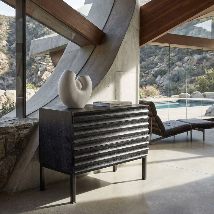 SwayLiving - Arturo Console, Black Walnut - GCON446BKW