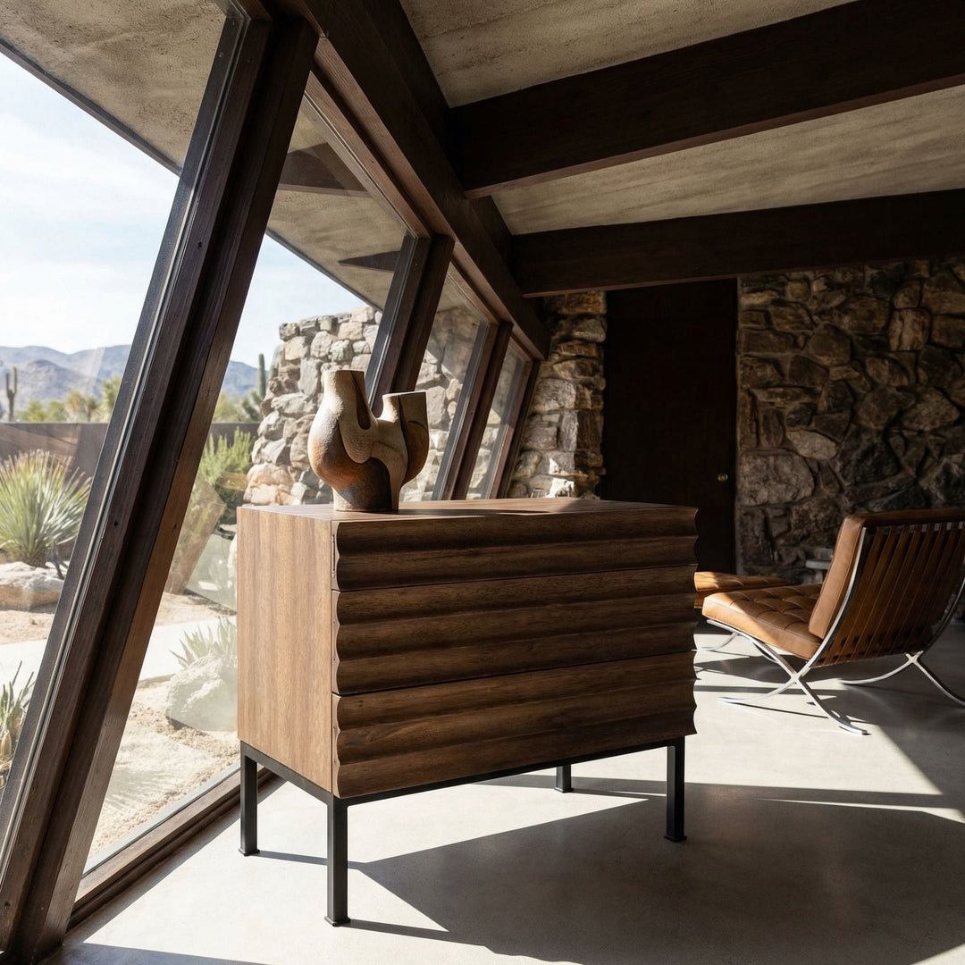 SwayLiving Arturo Console - Dark Walnut