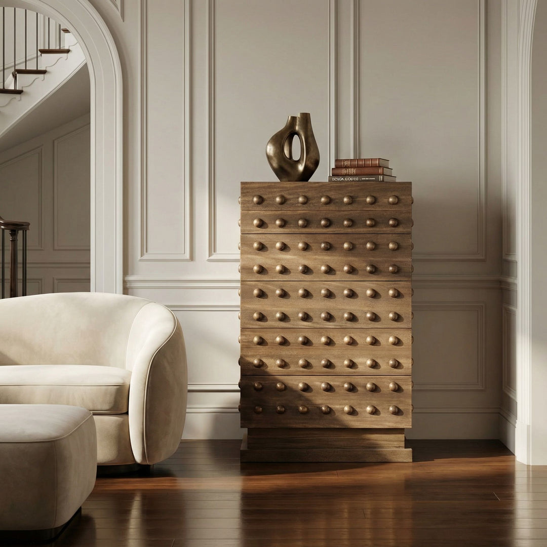 SwayLiving Didier Cabinet - Dark Walnut