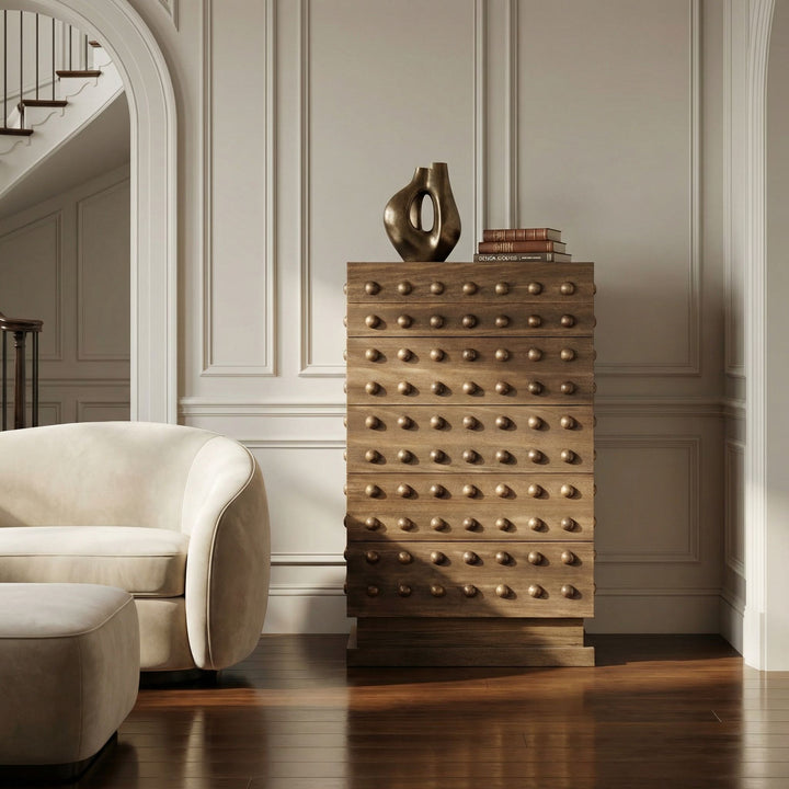 SwayLiving Didier Cabinet - Dark Walnut
