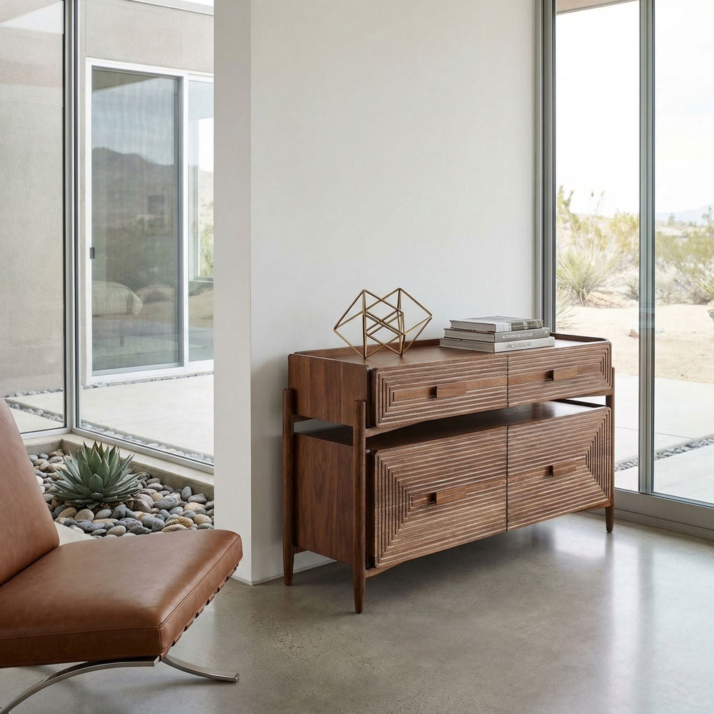 SwayLiving - Savino Sideboard, Dark Walnut - GCON456DW