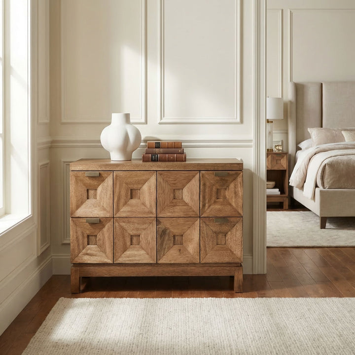 SwayLiving Musashi 2 Drawer, Large - Dark Walnut