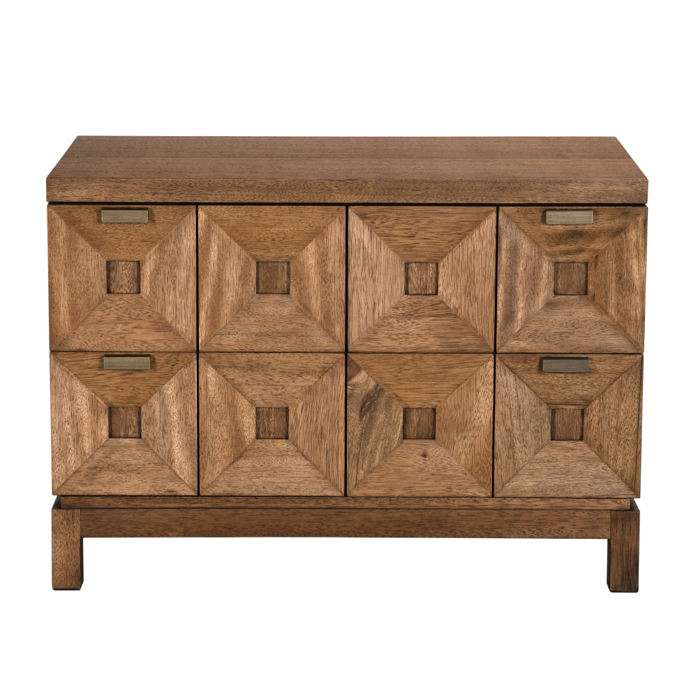 SwayLiving Musashi 2 Drawer, Large - Dark Walnut