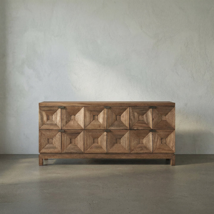 SwayLiving Musashi 6 Drawer - Dark Walnut