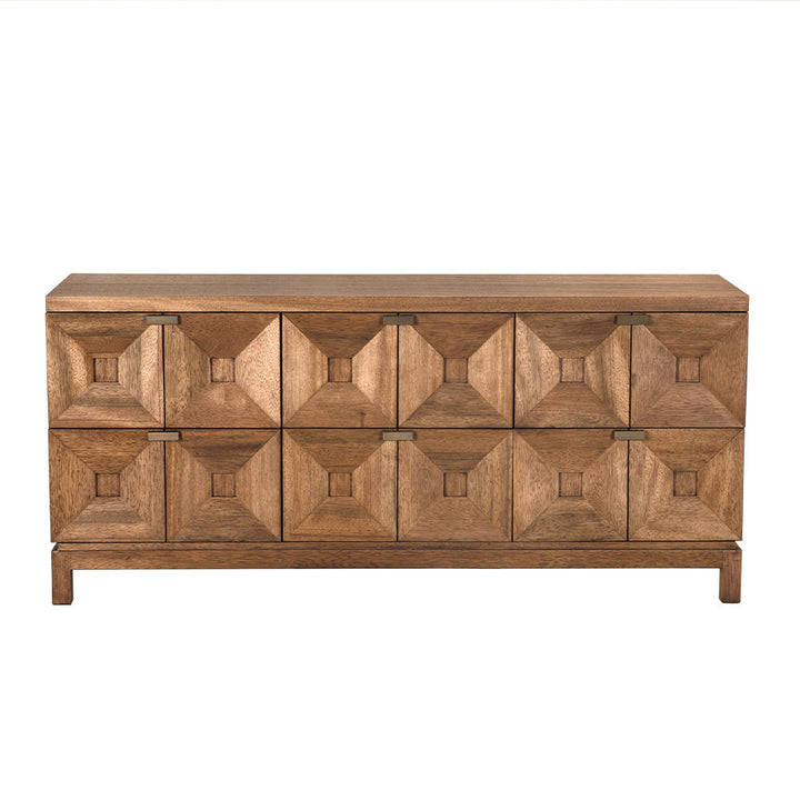 SwayLiving Musashi 6 Drawer - Dark Walnut