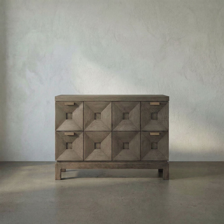 SwayLiving Musashi 2 Drawer, Large - Greige Walnut