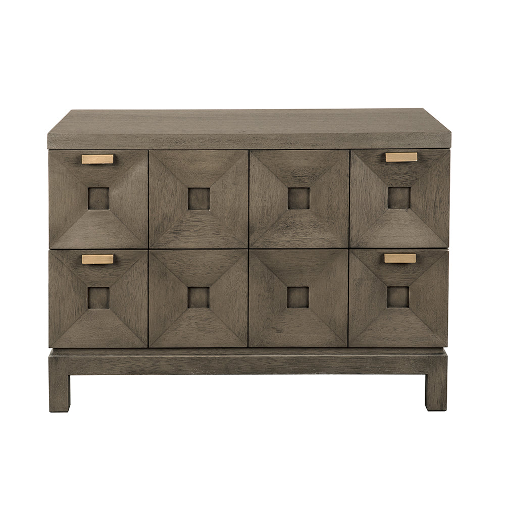SwayLiving Musashi 2 Drawer, Large - Greige Walnut