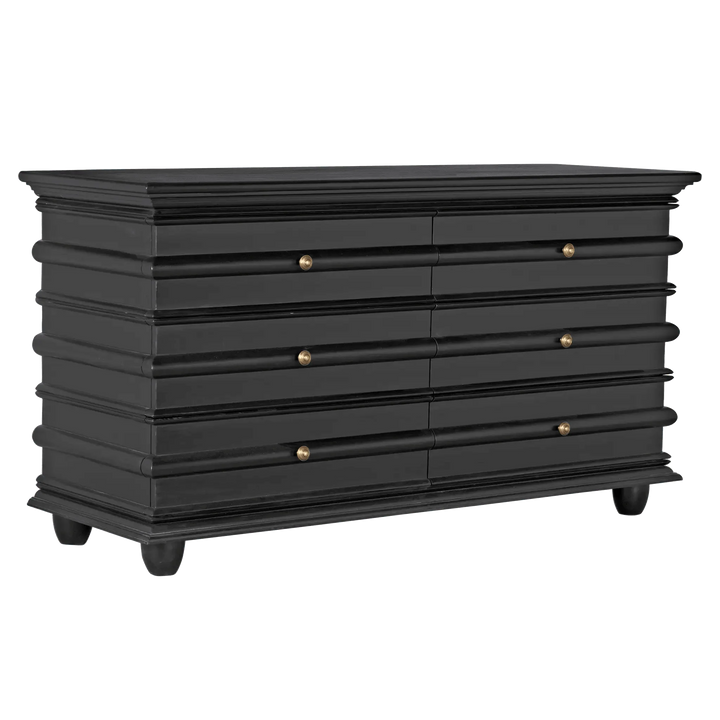 SwayLiving Ascona Dresser, Hand Rubbed Black DRESSERS
