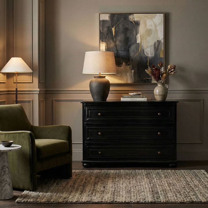 SwayLiving - Lauren Dresser,Hand Rubbed Black - GDRE169HB
