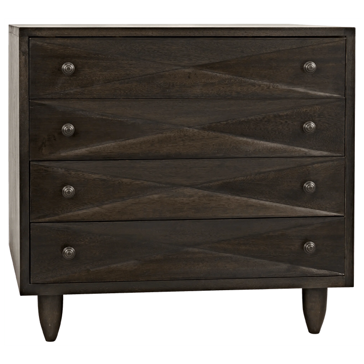 SwayLiving Diamond Drawers, Ebony Walnut DRESSERS