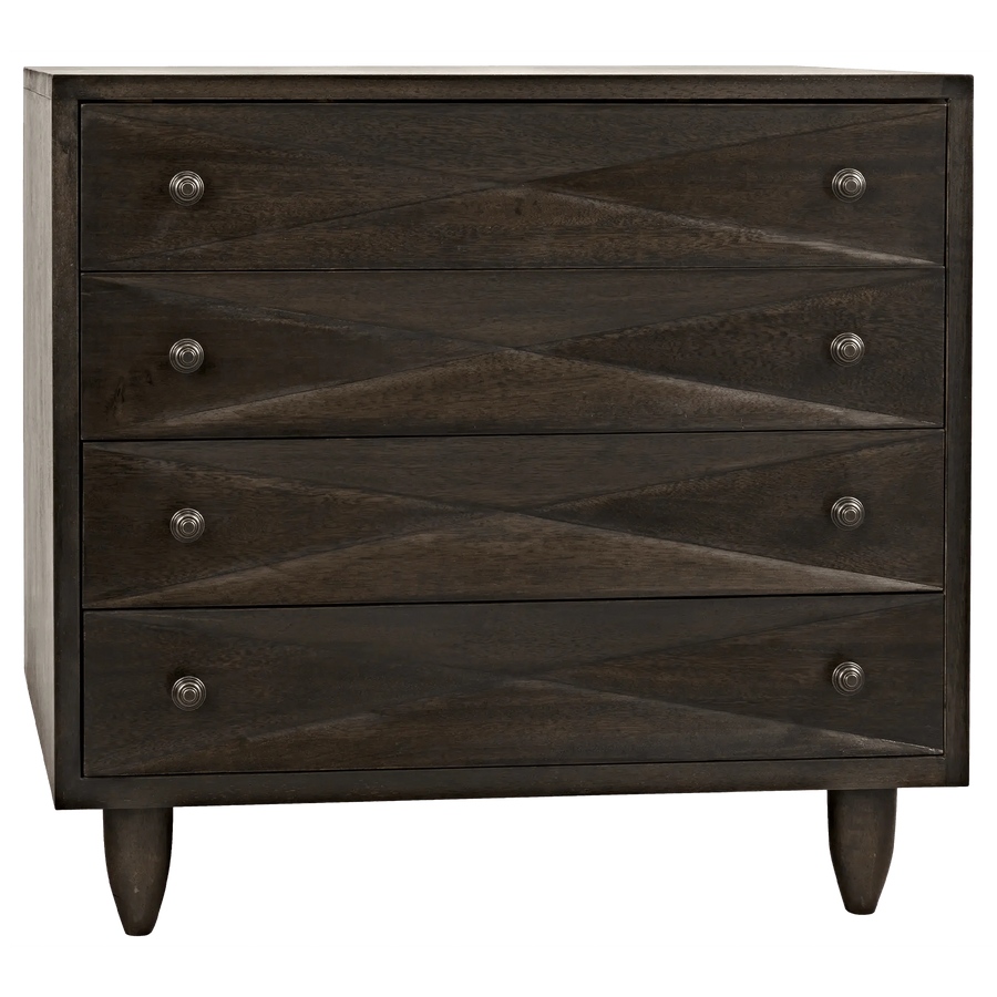 SwayLiving Diamond Drawers, Ebony Walnut DRESSERS